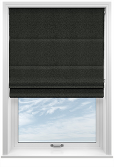 Harris, Black Ink - Roman Blind